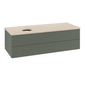 Wastafelonderkast Antao 1200x360x500mm L.Green Matt Lacquer K22113HL
