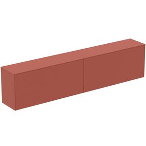 Conca wastafelmeubel 240x37x55cm 2 laden afdekblad zonder uitsnijding matt sunset