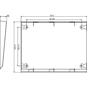 Regendak 1200x400mm Spacial SF/SM