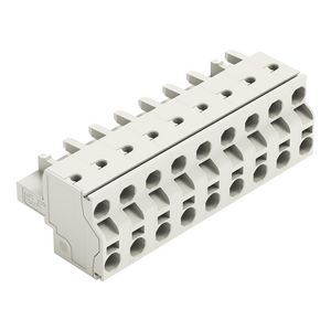 2-draads FE steker 2,5mm² li.grijs 721-2209/026-000 VVE=25