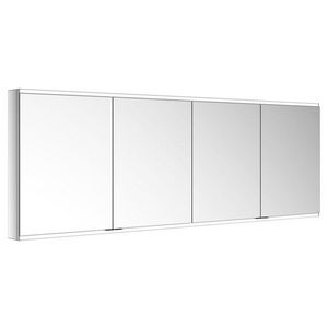 Spiegelkast/verlicht Voorbouw/2wcd/2usb/2100x700x120mm zilv