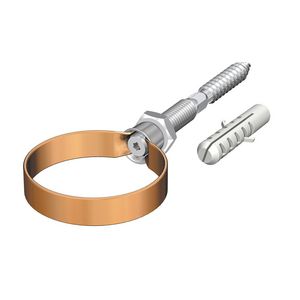 Pijpbeugel FLAMCOFIX BMK koper Ø18mm HK incl. stokeind M8x80mm + plug VVE=10