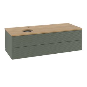 Wastafelonderkast Antao 1200x360x500mm L.Green Matt Lacquer K22151HL