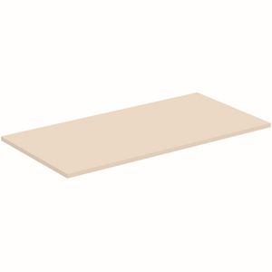 Afdekblad hout I.LIFE-B zonder uitsnijding 1002x505x18mm mat zandbeige