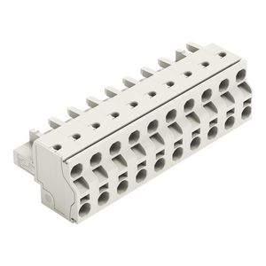 2-draads FE steker 2,5mm² li.grijs 721-2210/026-000 VVE=25