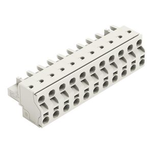 2-draads FE steker 2,5mm² li.grijs 721-2211/026-000 VVE=25