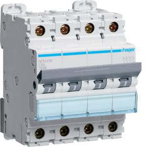 Installatieautomaat 4-polig 16A C-karakteristiek 10 (15)kA