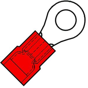 Kist a 100st. geisoleerde ringkabelsch. SP M10 0,5-1,5mm²