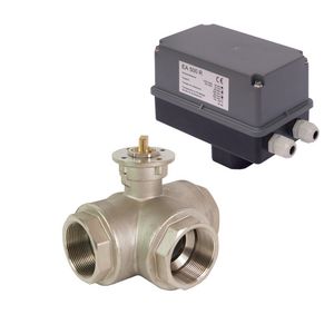 3-weg motorkogelkraan 2" 230V T Boring