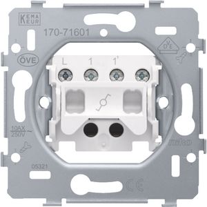 Sokkel wissel(trek)schakelaar.10AX/250Vac schroef VVE=10