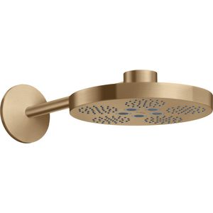 Hoofddouche 280 2 straalsoorten met wandaansluiting Brushed Bronze AX One