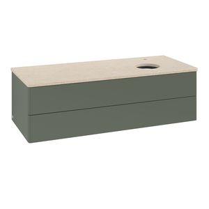 Wastafelonderkast Antao 1200x360x500mm L.Green Matt Lacquer K23053HL