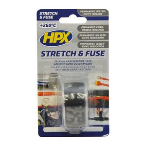 Zelfklevende tape HPX stretch&fuse 25mmx3m Zwart