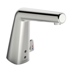Designostyle elekt. 1-gats wastafelmengkraan chroom m.batterij