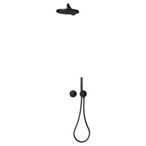 Douche-set 7 /thermostaatkraan met ronde rozetten