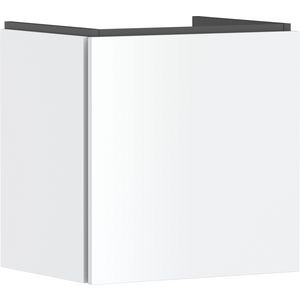 Badmeubel Xilesa E 480/380+1 lade fontein mat wit