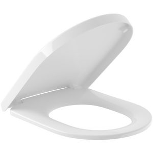 Architectura closetzitting wit RVS scharnier