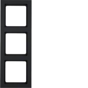 Afdekraam 3-v berker Q.3 antraciet soft-finish