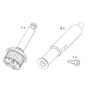 Extension kit VA1000 voor temp. van 140-200°