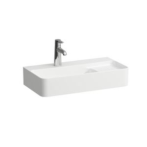 Wast. met overl. met kraangat kraan plateau rechts 600x310mm
