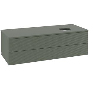Wastafelonderkast Antao 1200x360x500mm L.Green Matt Lacquer K23150HL