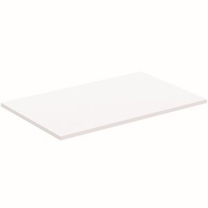 Afdekblad hout I.LIFE-B zonder uitsnijding 802x505x18mm mat wit