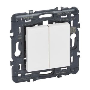 RF bediening batterijloos dubbel ON/OFF wit Valena NWN