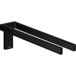 AXOR Universal Rectangular 2-lids handdoekrek mat zwart