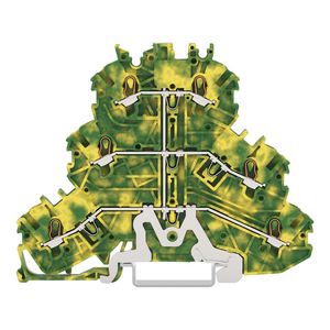 3-etageklem 6-voudige aardklem 1mm² groen-geel VVE=40