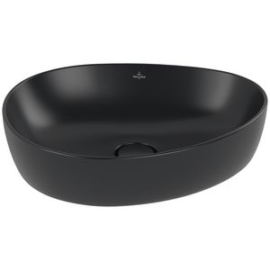 Opzetwastafel Antao 510x400mm Pure Black CeramicPlus