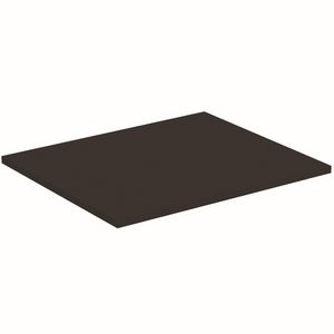 Afdekblad hout I.LIFE-B zonder uitsnijding 602x505x18mm mat carbon grijs