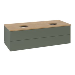 Wastafelonderkast Antao 1200x360x500mm L.Green Matt Lacquer K24011HL