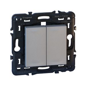 RF bediening batterijloos dubbel ON/OFF ALU Valena NWN