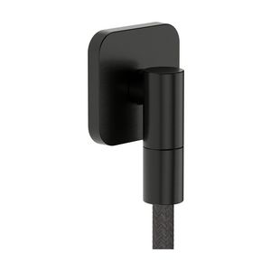 Muuraansluitbocht FixFit Fine Q Brushed Black Chrome