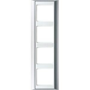 Afdekraam alu.-alp.wit 4-voudig A-plus VVE=10