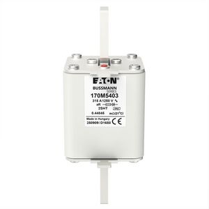 Zekering hoge snelheid 315A AC 1250V 100kA 2 59x59x1 VVE=3