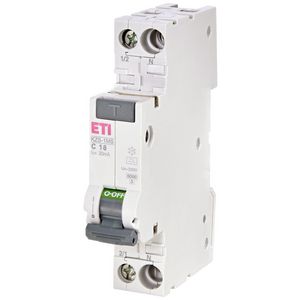 Aardlekautomaat KZS-1M SO 13A B-karakteristiek 30ma 1p+n 002176204 (spanningsonafhankelijk)