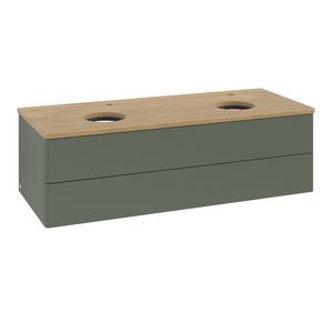 Wastafelonderkast Antao 1200x360x500mm L.Green Matt Lacquer K24051HL