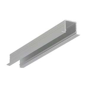 Profiel 10 inbouw 1 m1 grijs geschikt voor COB ledstrips 8mm