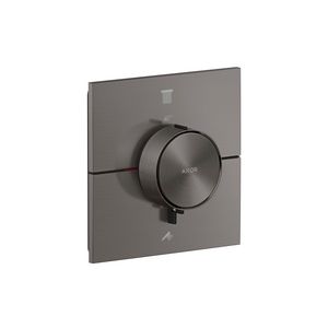 Thermafbouwdeel 2F Square Brushed Black Chrome ShowerSelect ID