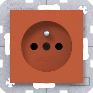 Wandcontactdoos aardpen Safety Plus steekklemmen A.x/C.x canyon mat