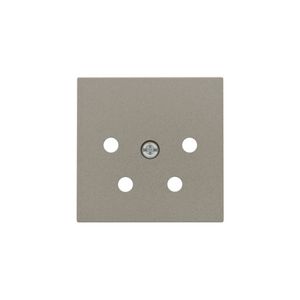Afwerkingsset 4-polig inbouwcontactdoos PTT bronze