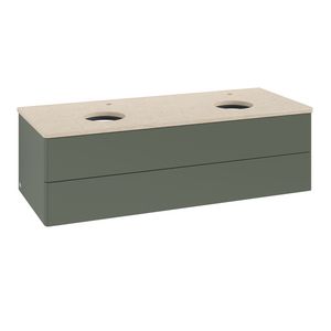 Wastafelonderkast Antao 1200x360x500mm L.Green Matt Lacquer K24053HL