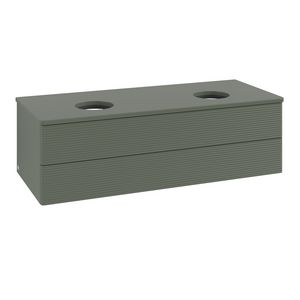 Wastafelonderkast Antao 1200x360x500mm L.Green Matt Lacquer K24110HL