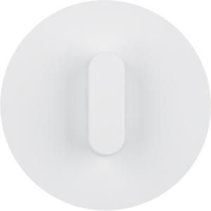 Afdekplaat met knevel berker R.classic kunststof polarwit