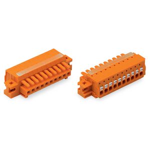 1-draads FE steker druk oranje 2734-210/027-000 VVE=50