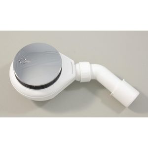 Douchebaksifon Tempoplex chroom v. 90mm gat