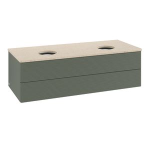 Wastafelonderkast Antao 1200x360x500mm L.Green Matt Lacquer K24113HL