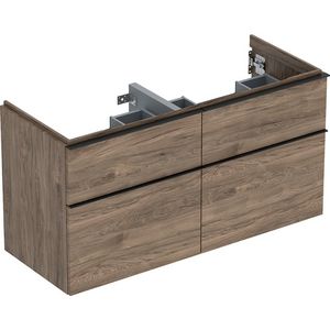 iCon onderkast tbv dwst vier laden 120cm noten hickory