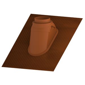 Doorvoerpan DX Easy 175mm terra (rood) incl. glijschaal